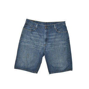 Men's Levi's 569 Loose Straight Denim Jean Shorts Regular Size 40 Blue Cotton